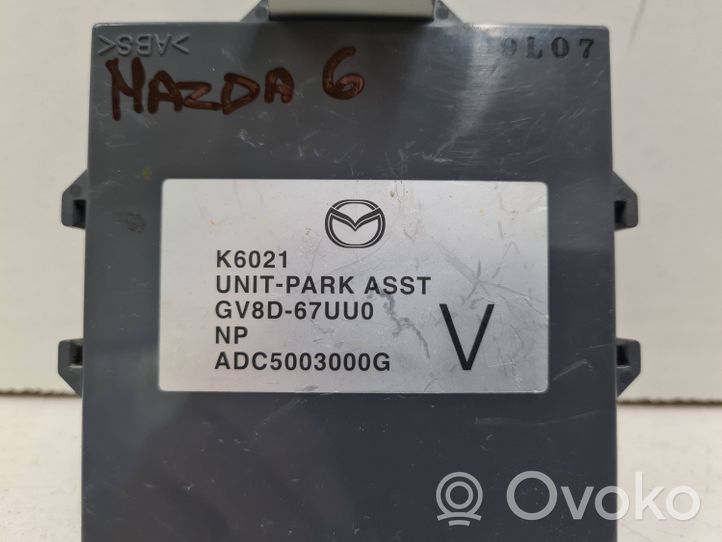 Mazda 6 Pysäköintitutkan (PCD) ohjainlaite/moduuli GV8D67UU0