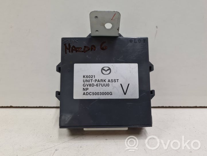 Mazda 6 Pysäköintitutkan (PCD) ohjainlaite/moduuli GV8D67UU0