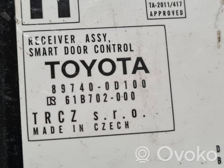 Toyota Yaris Unité de commande / module de verrouillage centralisé porte 897400D100