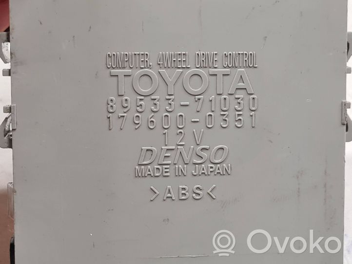Toyota Hilux (AN10, AN20, AN30) Pavarų dėžės reduktorius (razdatkės) valdymo blokas 8953371030