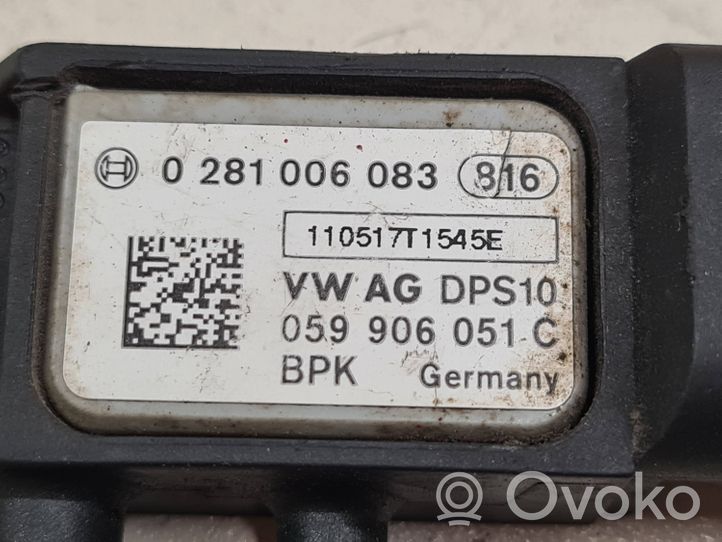 Audi A4 S4 B8 8K Sensore di pressione dei gas di scarico 0281006083