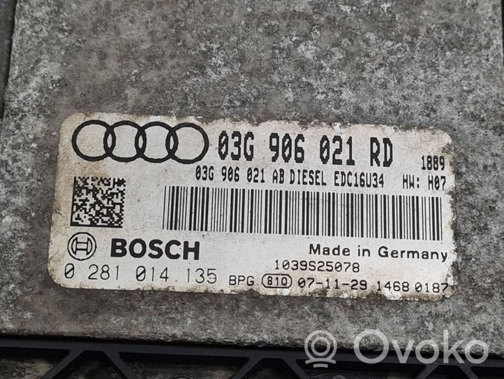 Audi A3 S3 A3 Sportback 8P Centralina/modulo del motore 03G906021RD