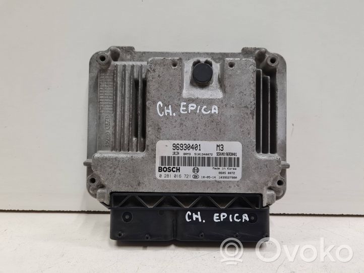 Chevrolet Epica Moottorin ohjainlaite/moduuli 96930401