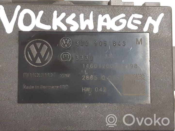 Volkswagen PASSAT B6 Przekaźnik blokady zapłonu 3C0905843