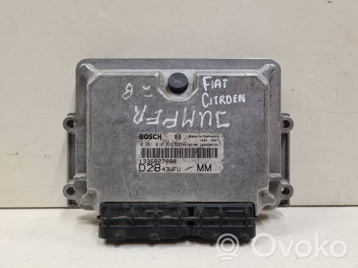 Fiat Ducato Calculateur moteur ECU 0281010929