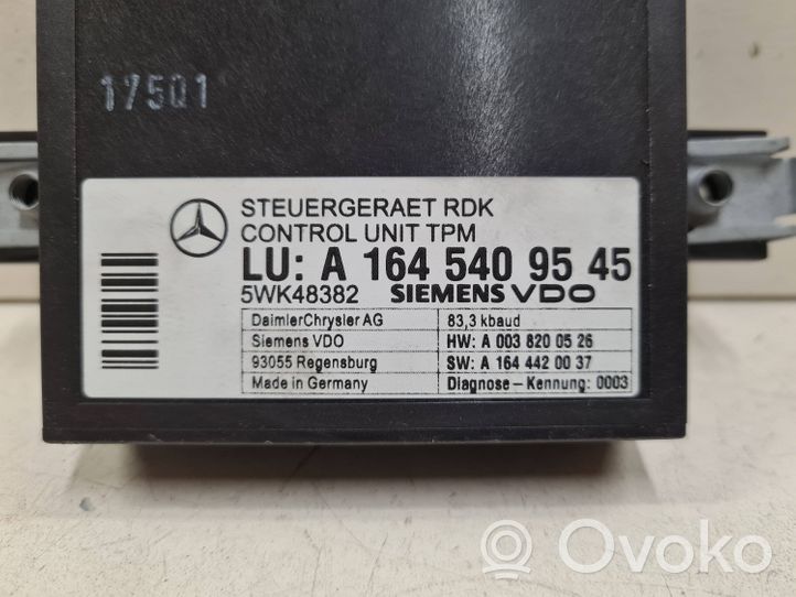 Mercedes-Benz E W211 Rengaspaineen valvontayksikkö A1645409545