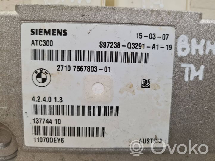 BMW 3 E90 E91 Module de contrôle de boîte de vitesses ECU 27107567803