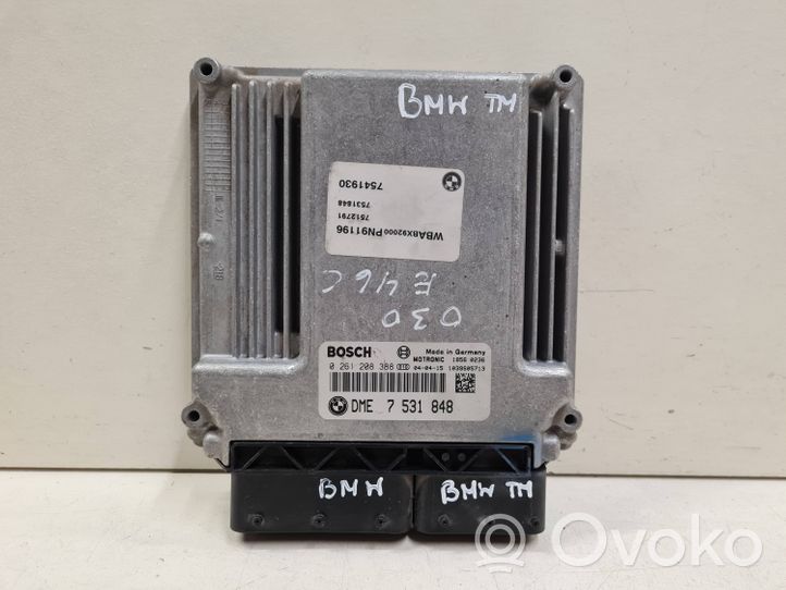 BMW 3 E46 Sterownik / Moduł ECU 7531848