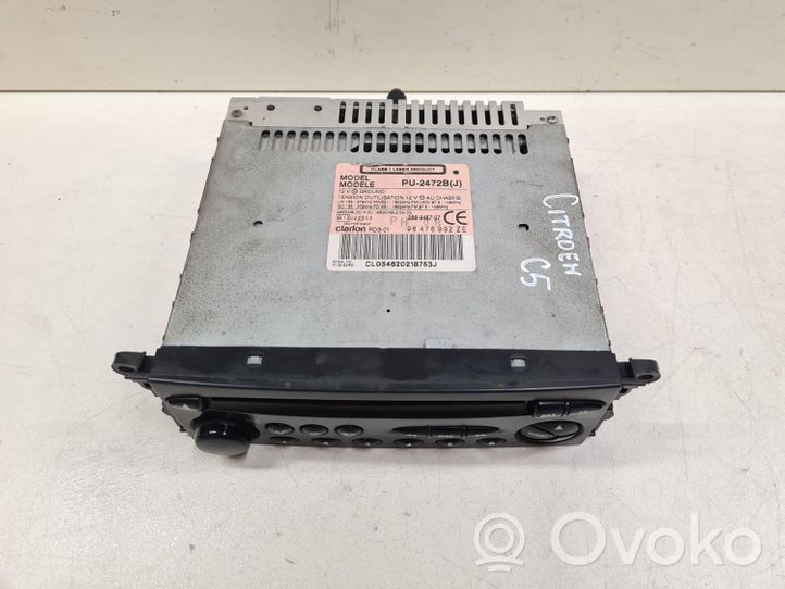 Citroen C5 Radio/CD/DVD/GPS-pääyksikkö 96476992