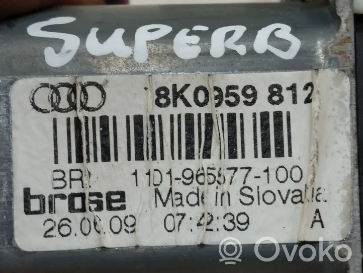 Skoda Superb B6 (3T) Moteur de lève-vitre de porte arrière 8K0959812