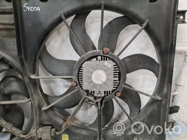 Skoda Superb B6 (3T) Electric radiator cooling fan 1K0121207BC