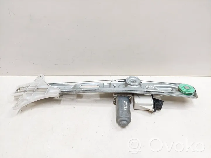 Opel Vectra C Rear door window regulator with motor 24451522