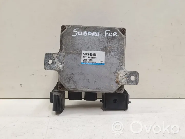 Subaru Forester SH Módulo de control de la cremallera de dirección 34710SC020