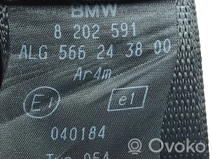 BMW 3 E46 Ceinture de sécurité arrière 8202591