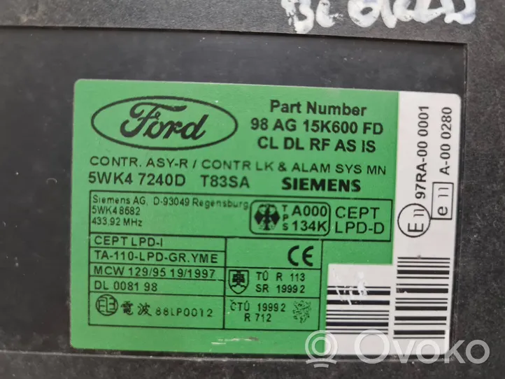 Ford Focus Mukavuusmoduuli 98AG15K600FD