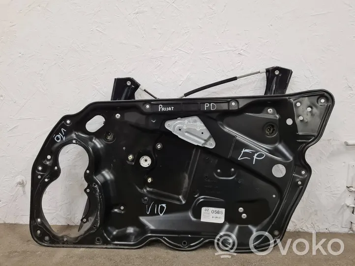 Volkswagen PASSAT B6 Fensterhebermechanismus ohne Motor Tür vorne 3C1837756L