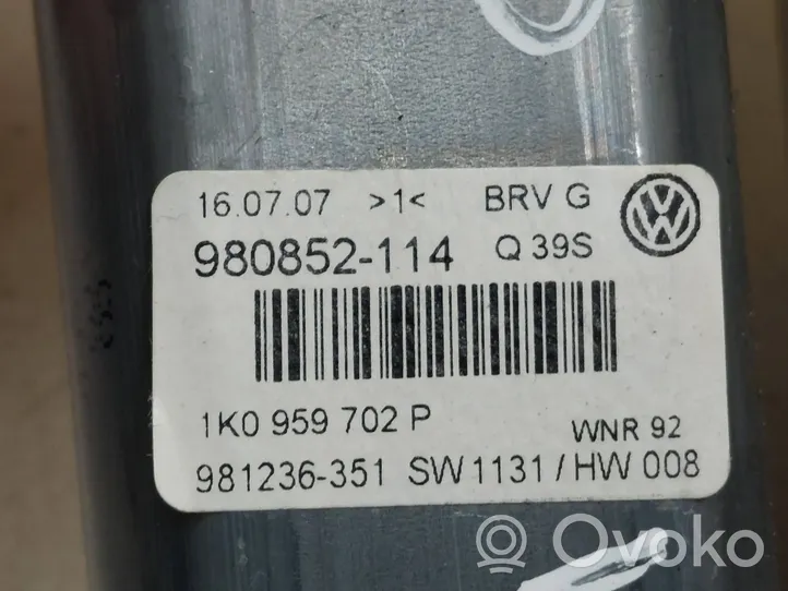 Volkswagen PASSAT B6 Передний двигатель механизма для подъема окон 1K0959702P