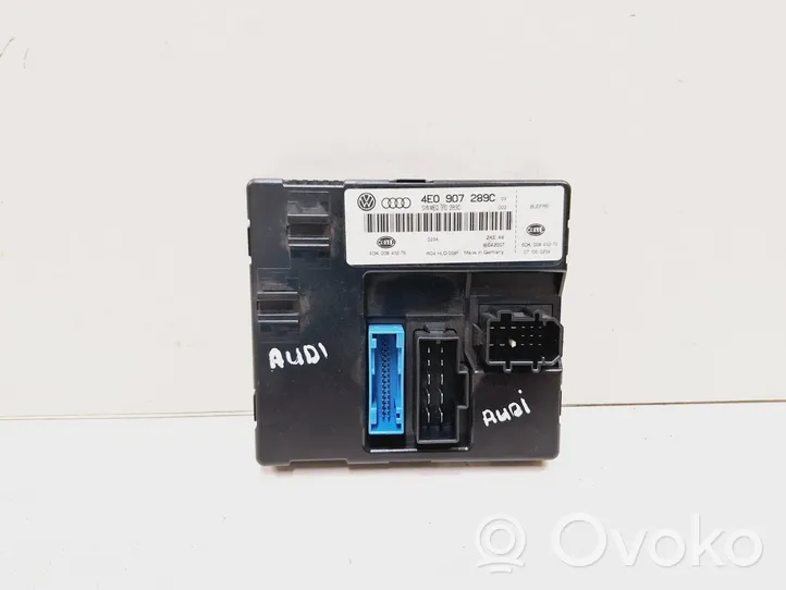 Audi A8 S8 D3 4E Mukavuusmoduuli 4E0907289C