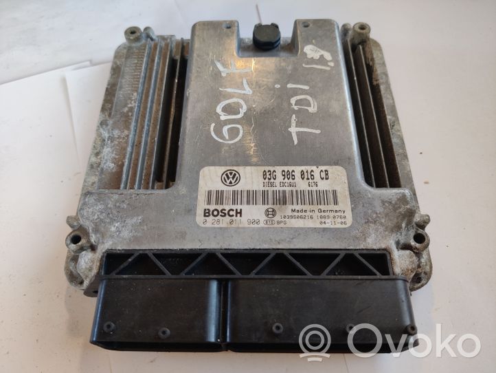 Volkswagen Golf V Calculateur moteur ECU 03G906016CB