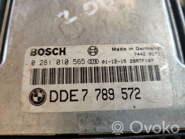 BMW 3 E46 Calculateur moteur ECU DDE7789572