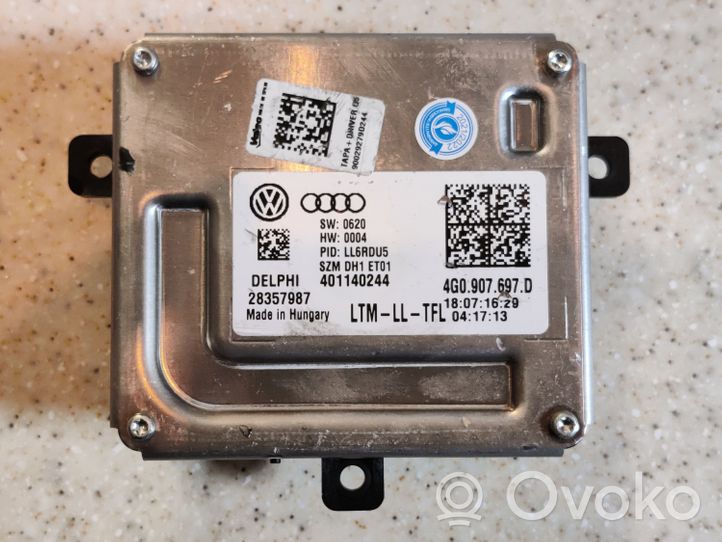 Audi A6 S6 C7 4G Ajovalojen virranrajoitinmoduuli Xenon 4G0907697D