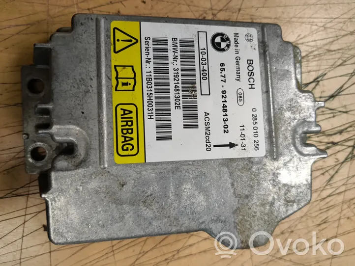 BMW X5 E70 Module de contrôle airbag 6577921481302