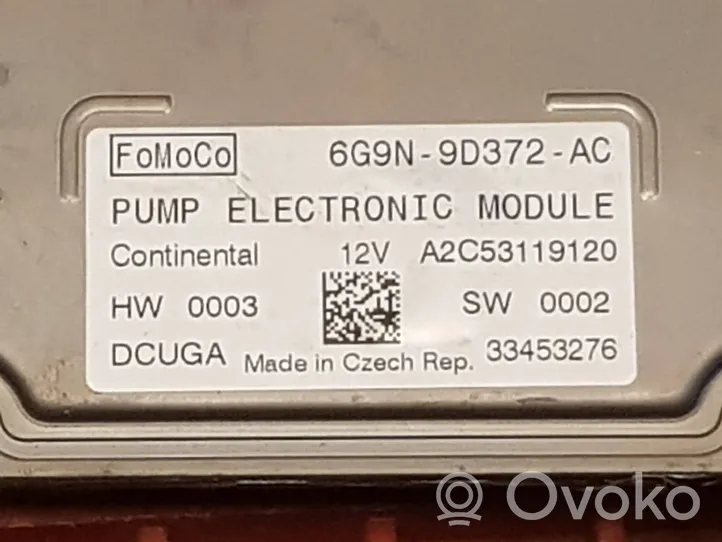 Volvo V60 Centralina/modulo pompa dell’impianto di iniezione 6G9N9D372AC