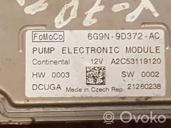 Volvo V70 Polttoaineen ruiskutuspumpun ohjainlaite/moduuli 6G9N9D372AC