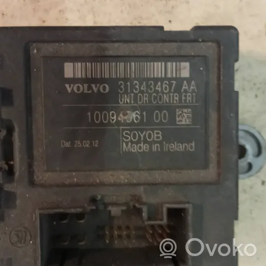 Volvo XC60 Door control unit/module 31343467AA