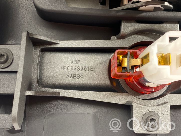 Audi A6 S6 C6 4F Altri elementi della console centrale (tunnel) 4F0863244B