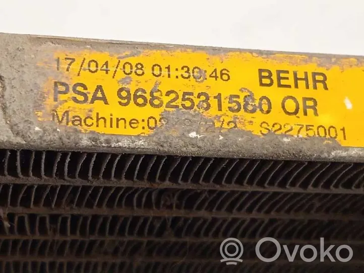 Citroen Berlingo A/C cooling radiator (condenser) 9682531580