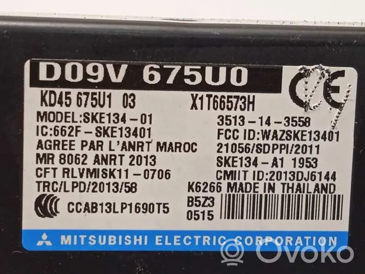 Mazda CX-5 Muut ohjainlaitteet/moduulit KD45675U103