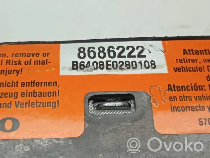 Volvo S60 Airbag dello sterzo 8686222