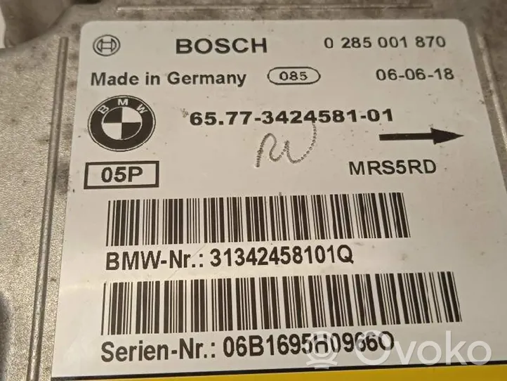 BMW X3 E83 Sterownik / Moduł Airbag 65773424581