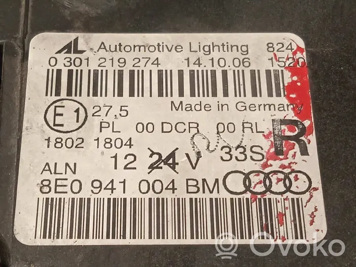 Audi A4 Allroad Lampa przednia 8E0941004BM