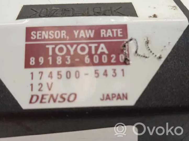 Toyota Land Cruiser (J120) Cita veida sensors 8918360020
