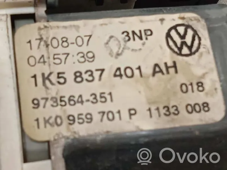 Volkswagen Jetta V Alzacristalli manuale della portiera anteriore 1K5837461B
