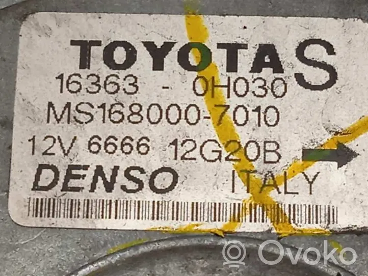 Toyota Corolla Verso AR10 Elektrinis radiatorių ventiliatorius 163630H030