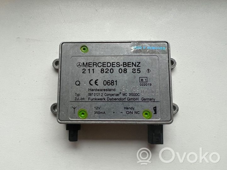 Mercedes-Benz A W169 Amplificateur d'antenne A2118200885