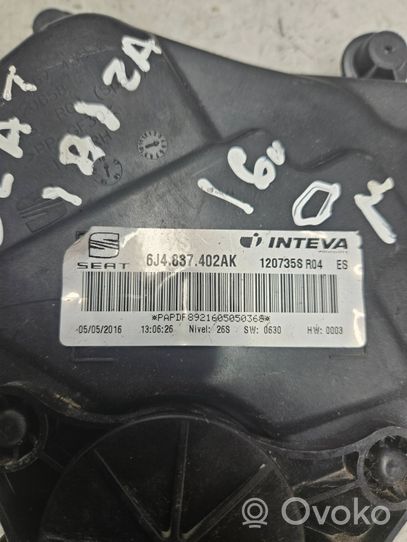 Seat Ibiza IV (6J,6P) Meccanismo di sollevamento del finestrino anteriore senza motorino 6J4837402AK