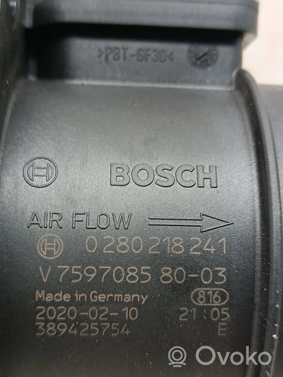 Opel Grandland X Mass air flow meter 7597085