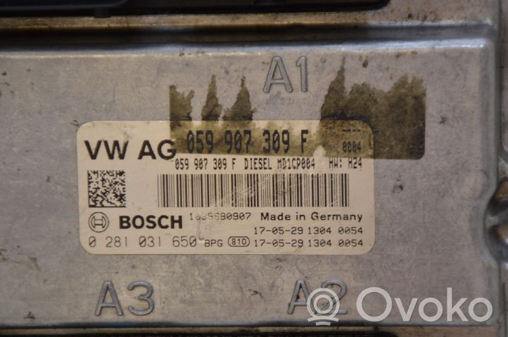 Audi A5 Sterownik / Moduł ECU 059907309F