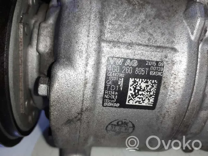 Audi A6 C7 Ilmastointilaitteen kompressorin pumppu (A/C) 4G0260805AC