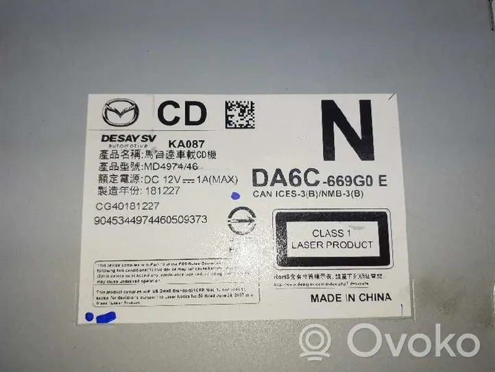 Mazda CX-3 Centralina Audio Hi-fi DA6C669G0E