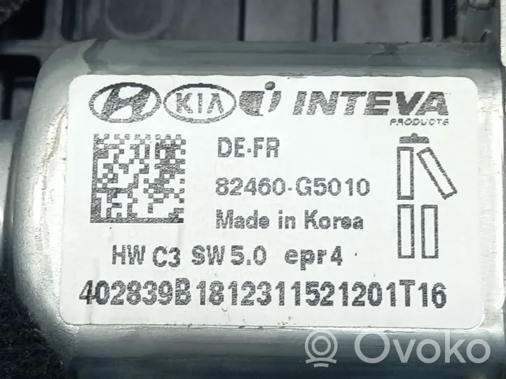 KIA Niro Lève-vitre électrique de porte avant 82481G5010