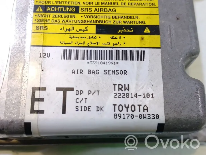 Toyota Auris 150 Poduszki powietrzne Airbag / Komplet 