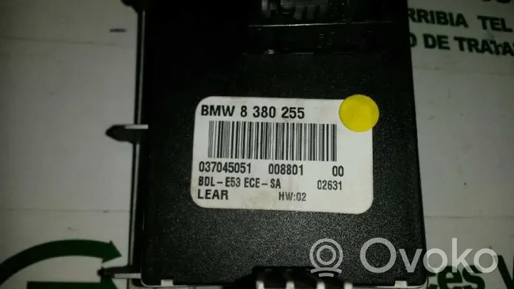 BMW X5 E53 Przycisk / Pokrętło regulacji oświetlenia deski rozdzielczej 8380255