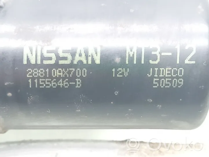 Nissan Micra C+C Ramię wycieraczki szyby przedniej / czołowej 28810AX700
