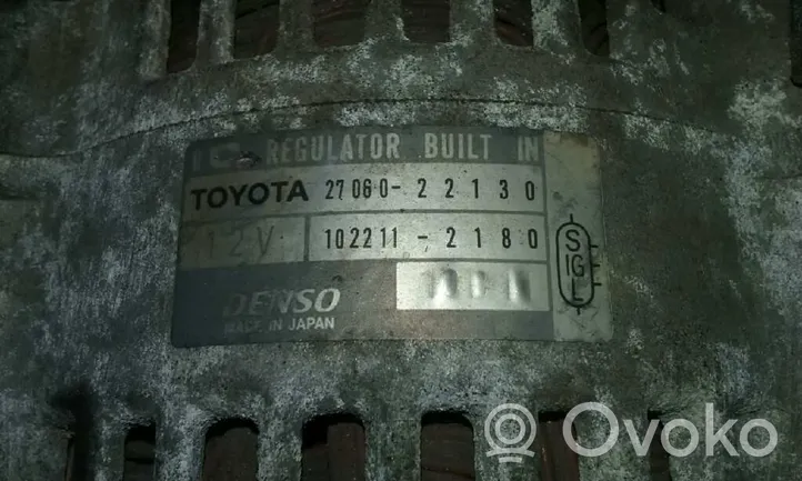Toyota RAV 4 (XA10) Generaattori/laturi 2706022130
