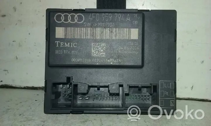 Audi A6 S6 C6 4F Centralina cancello 4F0959794A